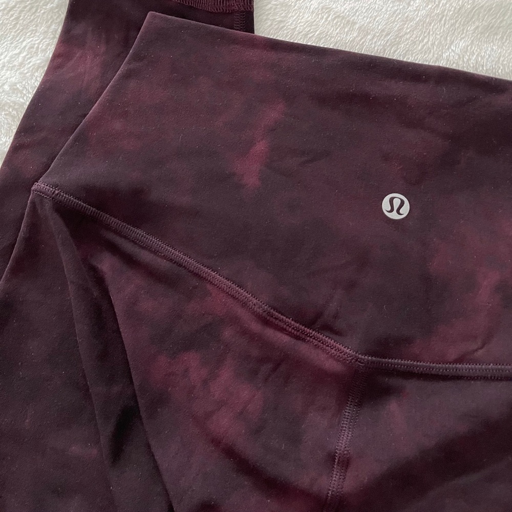 Lululemon Align Diamond Dye 25” Size 8
